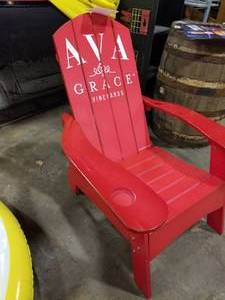 lot 545 image: Ava Grace Vineyards Adirondak Patio Chair