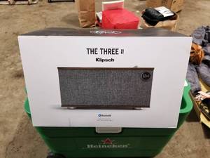 lot 535 image: Klipsch The Three II Bluetooth Wireless Tabletop Speaker