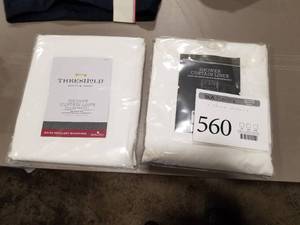 lot 560 image: Lot of (2) Shower Curtain Liners (in original packaging)