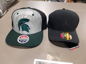 lot 564 image: Lot of (2) Baseball Caps (New ) - Zephyr Spartans, Jordan,