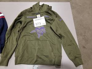 lot 573 image: Nike Mens Minnesota Vikings Size Small Hooded Pullover Jacket