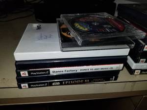lot 427 image: Lot of (7) Sony PS2 Games - Star Wars Episode III, Dance Factory, Crash, Crazy Taxi, Road Rage, Hot Shots Tennis, Ratchet & Clank Size Matters