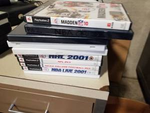 lot 429 image: Lot of (10) Sony PS2 Games - Madden 10, NBA 08, MLB 2005, Triple Play 2002, NHL 2001, NFL 2K3, NBA Live 2001, Street, NCAA 2K3