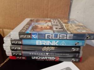 lot 431 image: Lot of (5) Sony PS3 Games - Ruse, Brink, 007 Legends, Destiny, Uncharted Amongst Thieves 2
