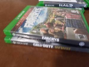 lot 444 image: Lot of (2) Microsoft XBox One Games - Far Cry 5, Call of Duty WWII