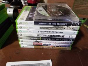 lot 451 image: Lot of (9) Microsoft Xbox 360 Games