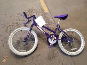 lot 484 image: Magna 16 Girls Single-speed Trail Bike 13 Purple Frame