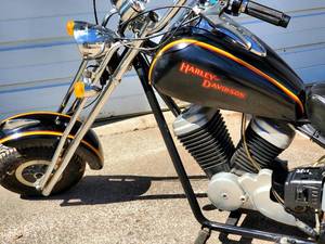 lot 22 image: Customized Mini Bike Harley-Davidson