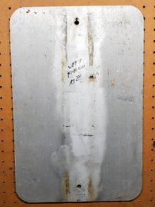 lot 67 image: Aluminum 12 x 18 No Parking During Ball Games Street Sign