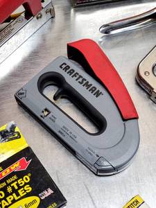 lot 57 image: Assorted Staple  Brad Nails Tools Lot