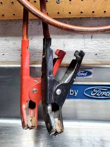 lot 80 image: Set of 22ft Long Jumper Cables