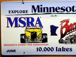 lot 74 image: 2007 Back to The 50s Pressed Tin Sign