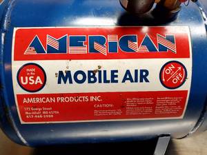 lot 84 image: 5 GAL Portable Air Tank