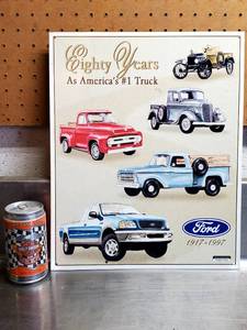 lot 122 image: Ford 80 Eighty Years Tin Sign