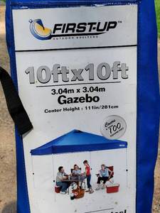 lot 42 image: First Up 10ft x 10ft Folding Gazeebo