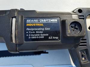 lot 100 image: Craftsman Industrial Reciprocating Saw