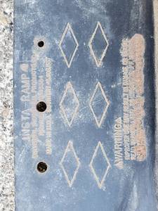 lot 40 image: Set of 8ft Wooden Trailer Ramps