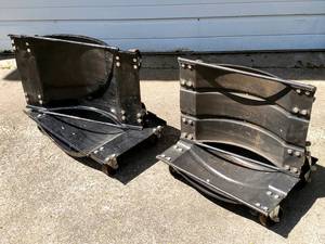 lot 75 image: (4) Car Tire Dollies