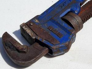 lot 94 image: Extra Large Pipe Wrench