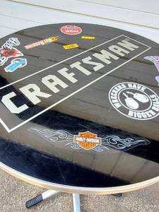 lot 45 image: Craftsman Garage Bar Style Table