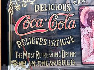 lot 133 image: Coca Cola Bar Mirror