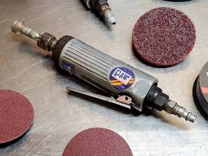 lot 254 image: Assorted Air Tools with Accessories Lot