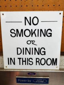 lot 272 image: (3) Garage Wall Signs Lot