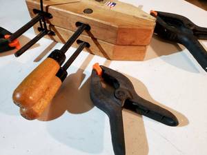 lot 88 image: Assorted Woodworking Clamps Lot