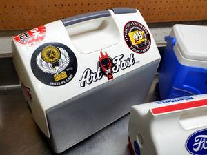 lot 227 image: (3) Small Travel Coolers Lot