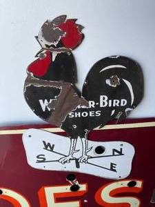 Original Weather-Bird Porcelain Sign