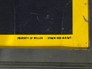 Original Miller Tires Sign