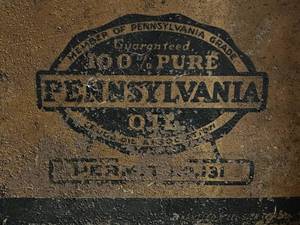 Original Penn State Motor Oil Sign