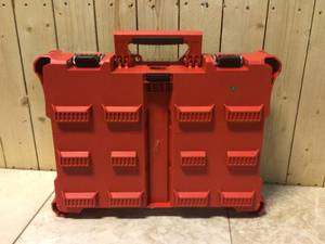 lot 1 image: Milwaukee Packout Tool Box Customer Returns See Pictures