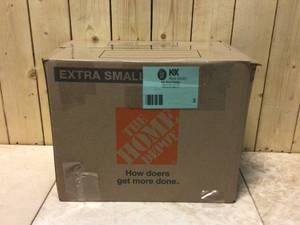 lot 2 image: 18 in. Brushed Nickel Desk Lamp with Clear Glass Shade and Power Outlet by Alsy Customer Returns See Pictures