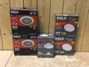 lot 5 image: Lot of Assorted Halo Lighting Customer Returns See Pictures