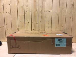 lot 26 image: Modern Gold Dining Room Chandelier, 31.5 in. 6-Light Farmhouse Sputnik Bubble Bedroom chandelier with Clear Glass Shades by Uolfin Customer Returns See Pictures