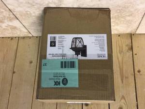 lot 37 image: Springbrook 9.75 in. Rustic 1-Light Outdoor Wall Lamp with Clear Water Glass Shade by Home Decorators Collection Customet Returns See Pictures