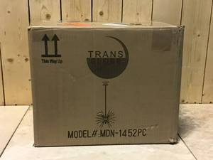 lot 40 image: Collina 9-Light Polished Chrome Sputnik Pendant by Bel Air Lighting Customer Returns See Pictures