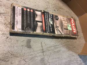 lot 62 image: White Adjustable Metal Overhead Garage Storage Rack (45 in W x 45 in D) by HyLoft Customer Returns See Pictures