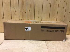 lot 80 image: Independence 24 in. 3-Light Brushed Nickel Bathroom Vanity Light with Frosted Glass Shade by KICHLER Customer Returns See Pictures