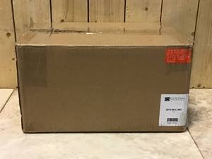 lot 87 image: Smyth 1-Light White Gold Pendant by Golden Lighting Customer Returns See Pictures