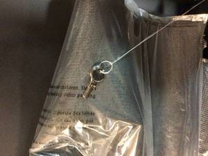 lot 105 image: Husky 41 in. 4 Drawer  Black Tool Chest  see pictures customer returns