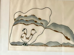 lot 19 image: Stone Cut and Stencil Cape Dorset (1976) Art by Pudlat Pudlo