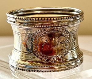 lot 108 image: Antique Sterling Napkin Ring