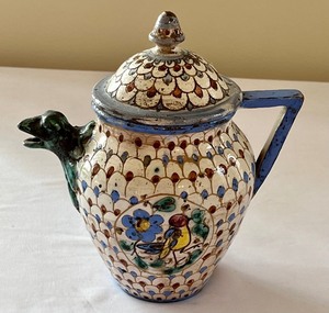 lot 104 image: Vintage Decorative Unique Teapot with Figural Spout