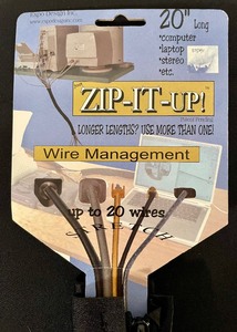 lot 195 image: New Zip-It-Up Wire Management Helpers