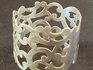 lot 92 image: Vintage Sterling Napkin Ring