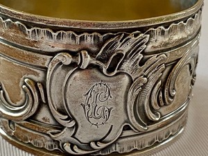 lot 76 image: Antique Sterling Napkin Ring