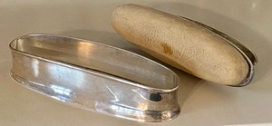 lot 160 image: Vintage Sterling Silver Nail Buffer