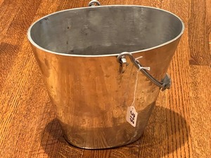 lot 373 image: Decorative Metal Bucket with Handle